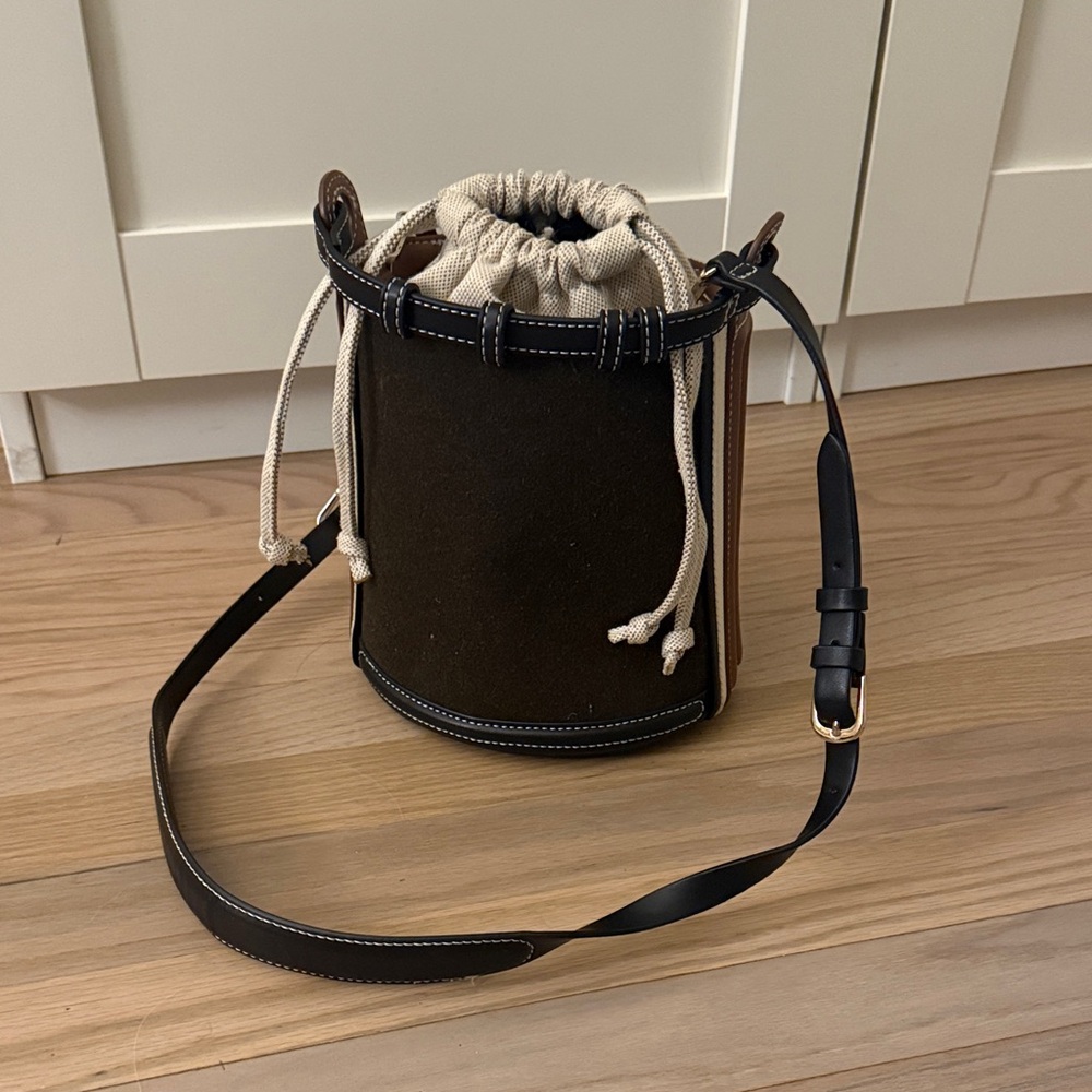 Zara crossbody bucket bag
